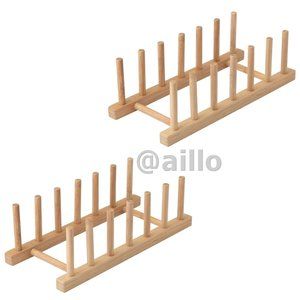 2 IKEA OSTBIT Organizers, bamboo